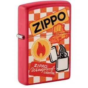 Fosforera Zippo Modelo 48998 Logotipo Retro