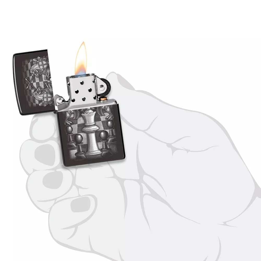 Fosforera Zippo Modelo 48762 Ajedrez 5 Fosforera Zippo Modelo 48762 Ajedrez - Imagen 5