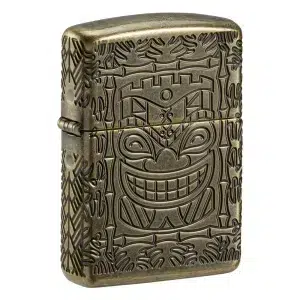 Fosforera Zippo Modelo 46314 Tiki Totem Design