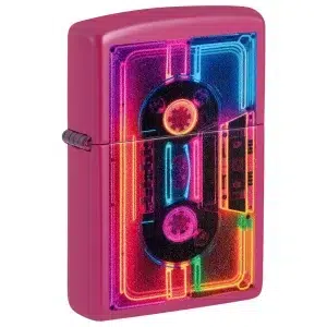 Fosforera Zippo Modelo 46693 Neon Cassette Design