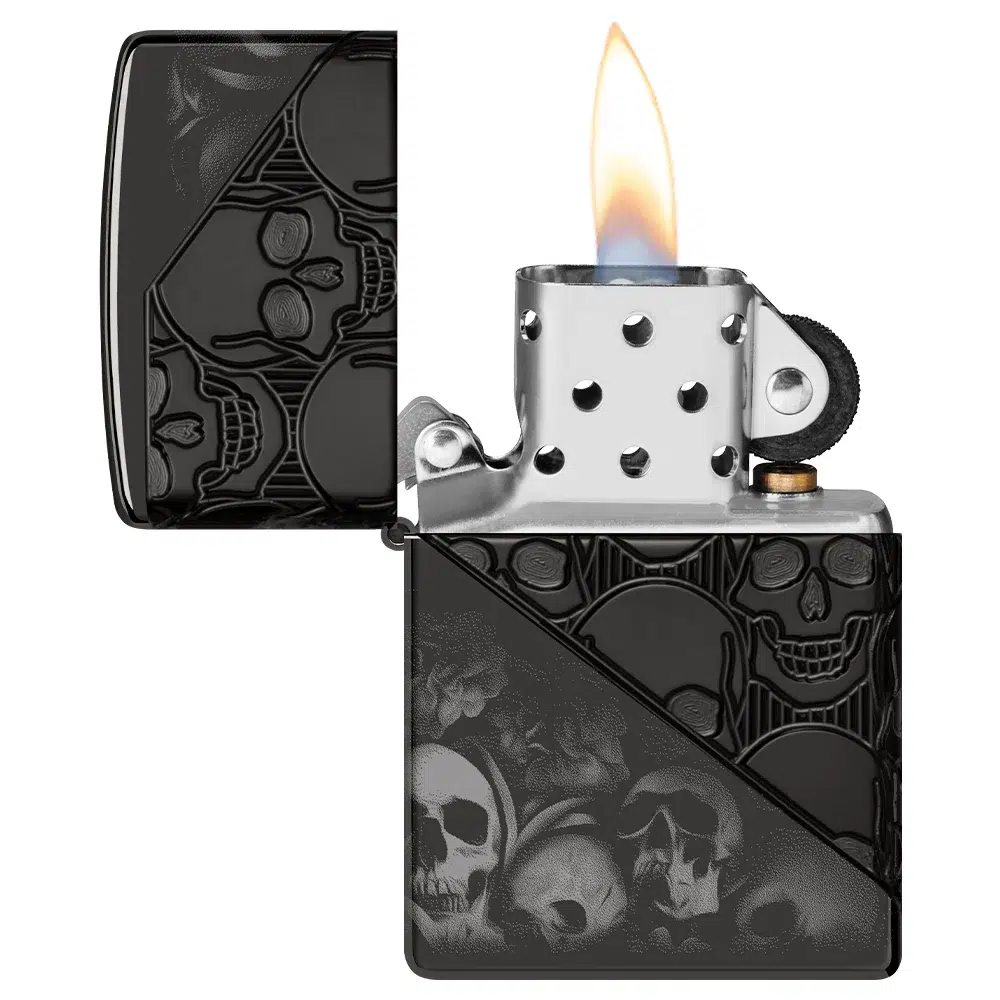 Fosforera Zippo Modelo 46751 Skull Collage Design 3 Fosforera Zippo Modelo 46751 Skull Collage Design - Imagen 3
