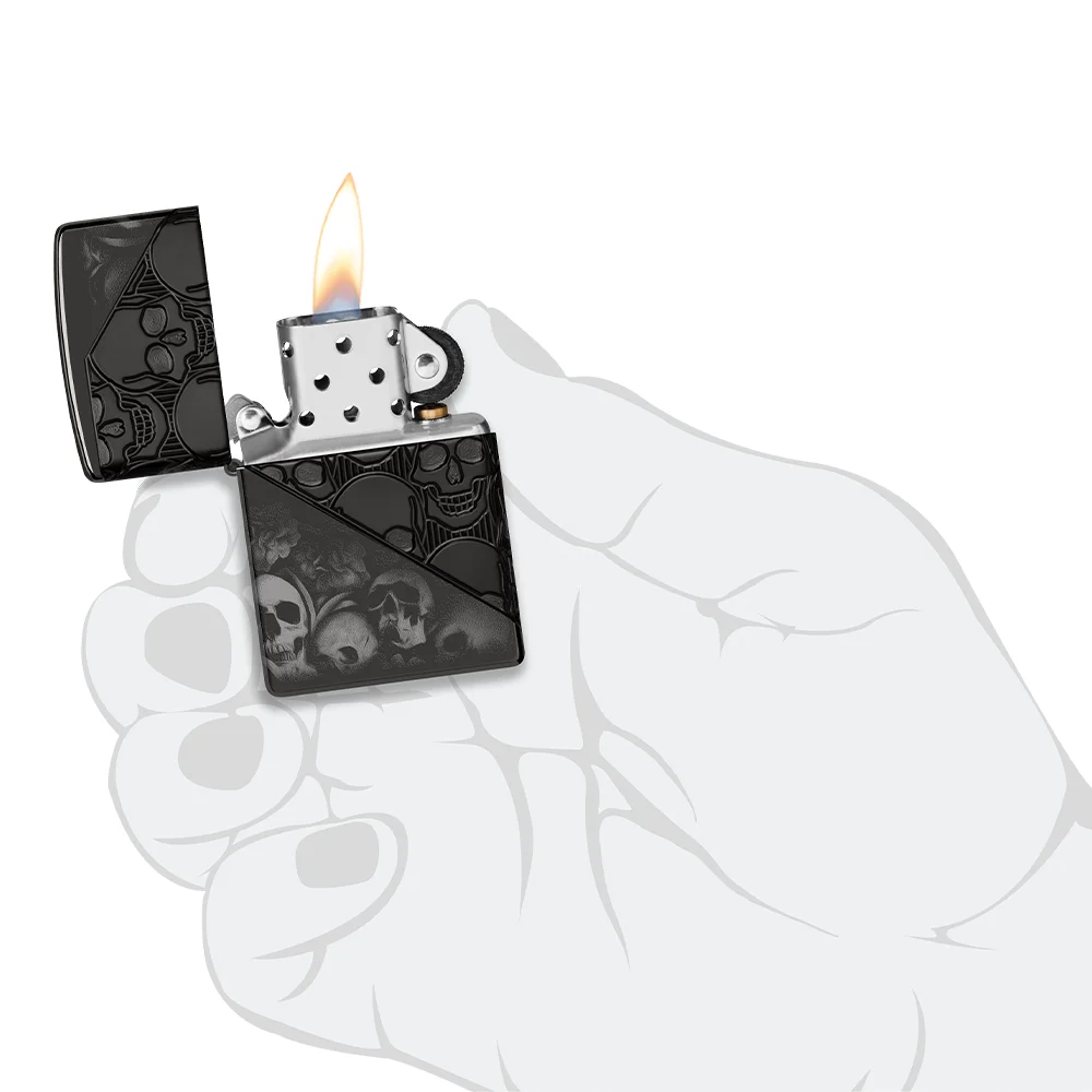 Fosforera Zippo Modelo 46751 Skull Collage Design 5 Fosforera Zippo Modelo 46751 Skull Collage Design - Imagen 5