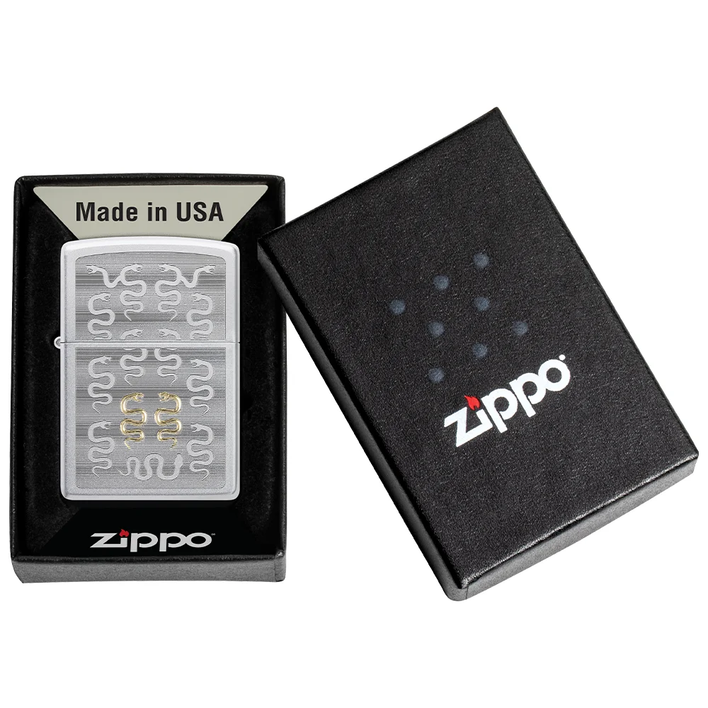 Fosforera Zippo Modelo 46810 Snake Pattern Design 6 Fosforera Zippo Modelo 46810 Snake Pattern Design - Imagen 6