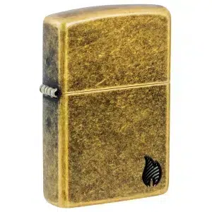 Fosforera Zippo Modelo 46400 Armor? Antique Brass Flame Design