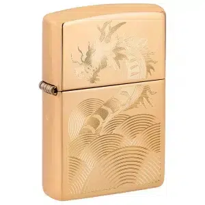 Fosforera Zippo Modelo 46822 Golden Dragon Design