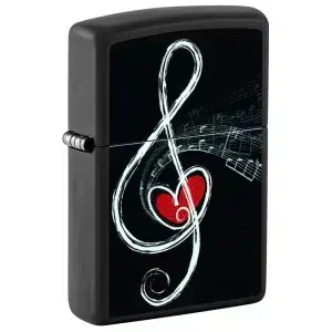Fosforera Zippo Modelo 46840 Love Clef Design