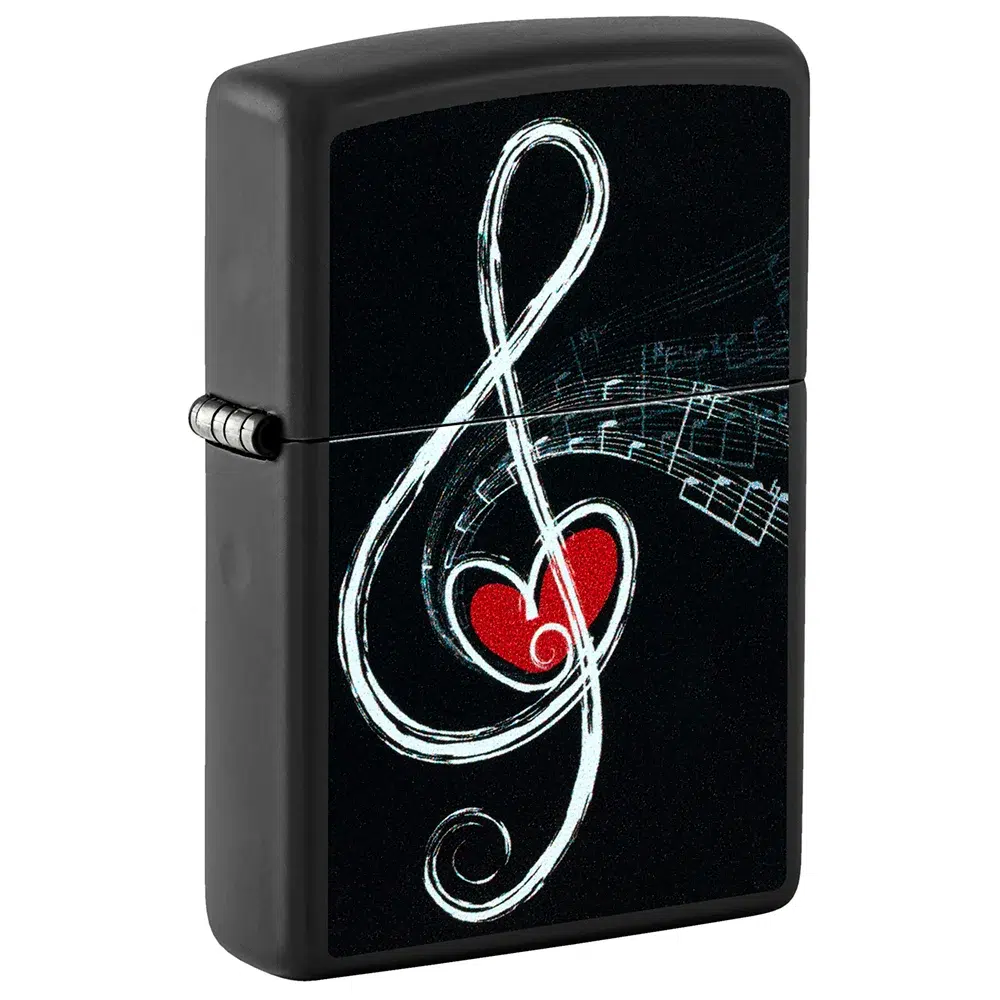 Fosforera Zippo Modelo 46840 Love Clef Design 1 Fosforera Zippo Modelo 46840 Love Clef Design