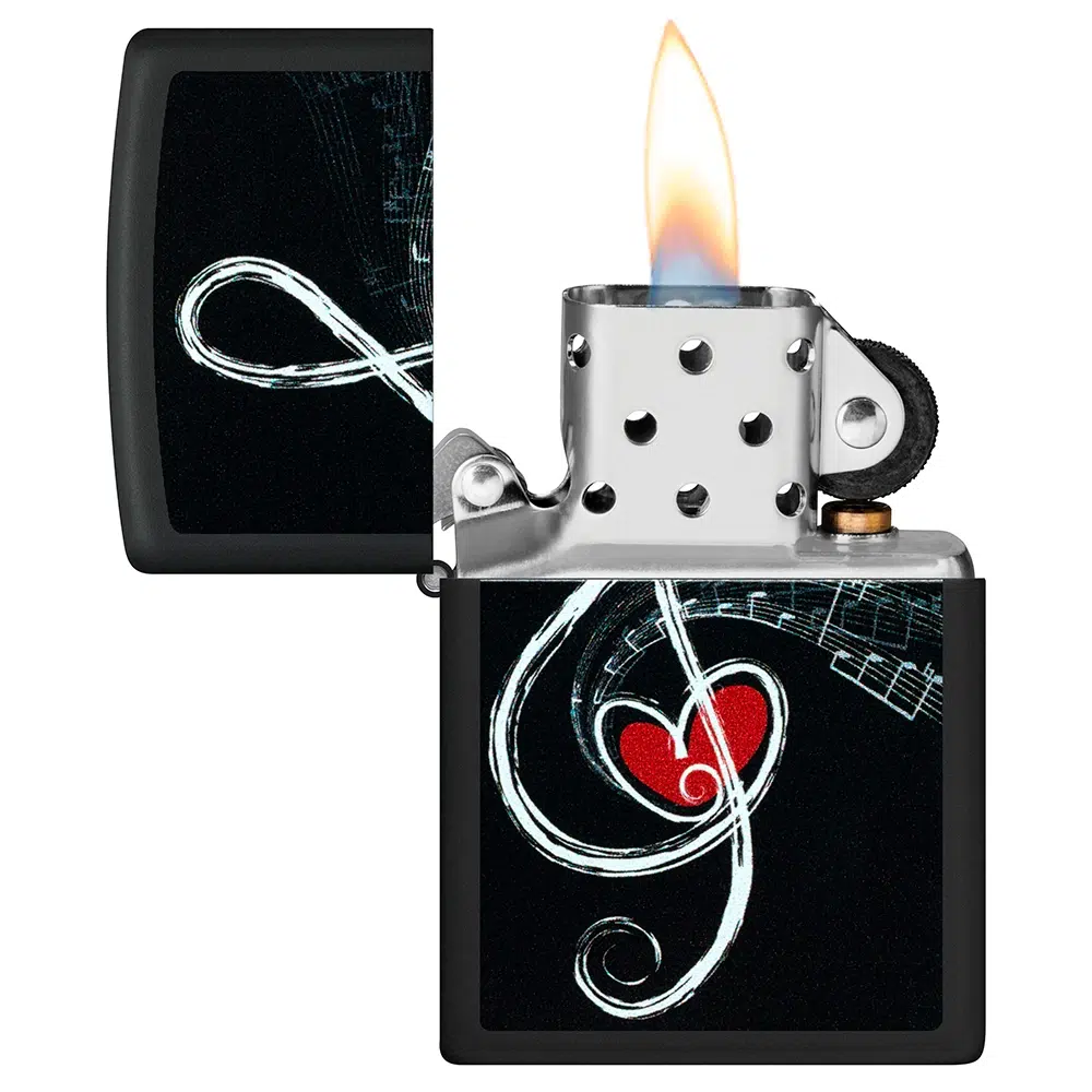 Fosforera Zippo Modelo 46840 Love Clef Design 3 Fosforera Zippo Modelo 46840 Love Clef Design - Imagen 3