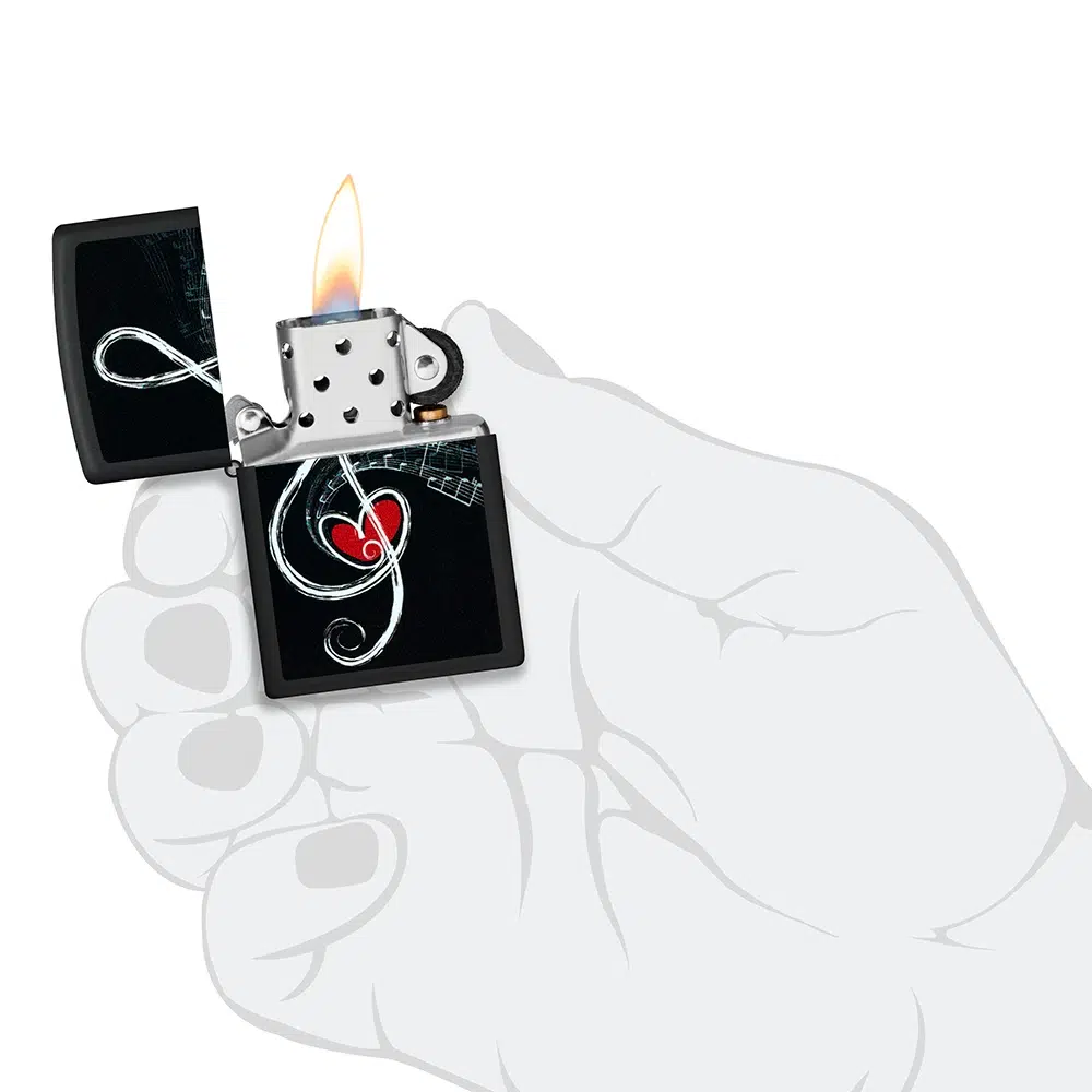 Fosforera Zippo Modelo 46840 Love Clef Design 5 Fosforera Zippo Modelo 46840 Love Clef Design - Imagen 5