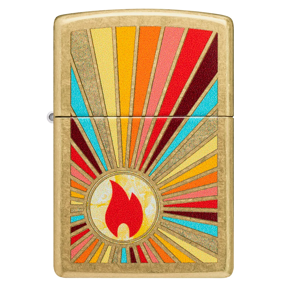 Fosforera Zippo Modelo 46957 Beaming Flame Design 2 Fosforera Zippo Modelo 46957 Beaming Flame Design - Imagen 2