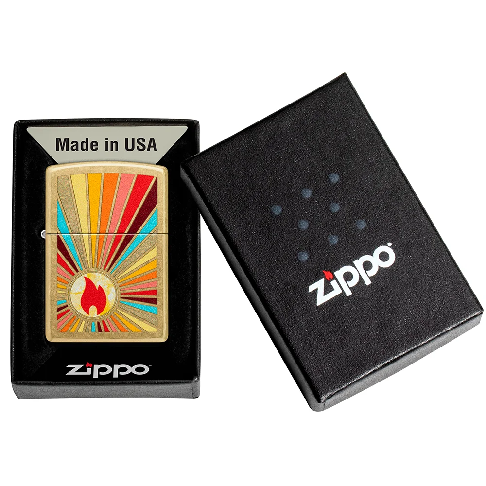 Fosforera Zippo Modelo 46957 Beaming Flame Design 6 Fosforera Zippo Modelo 46957 Beaming Flame Design - Imagen 6