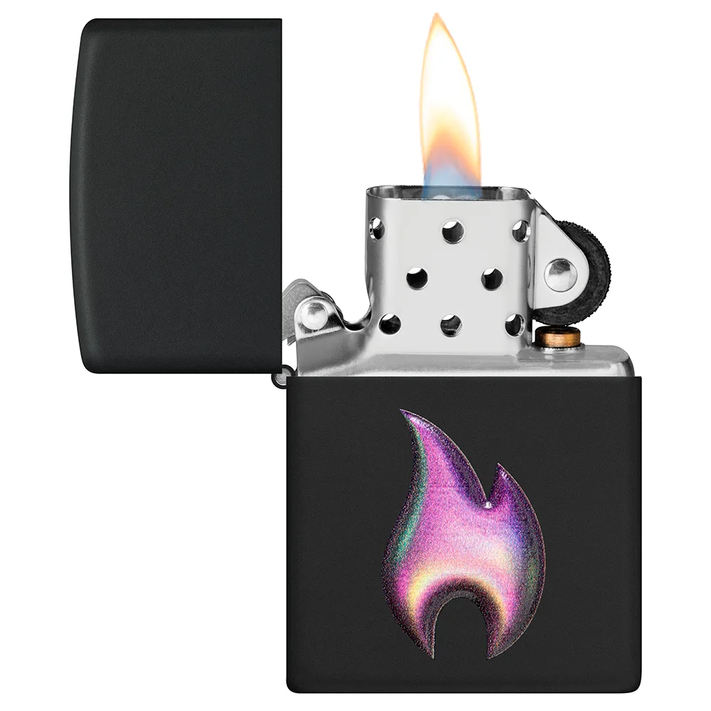 Fosforera Zippo Modelo 46965 Texture Flame Design 3 Fosforera Zippo Modelo 46965 Texture Flame Design - Imagen 3