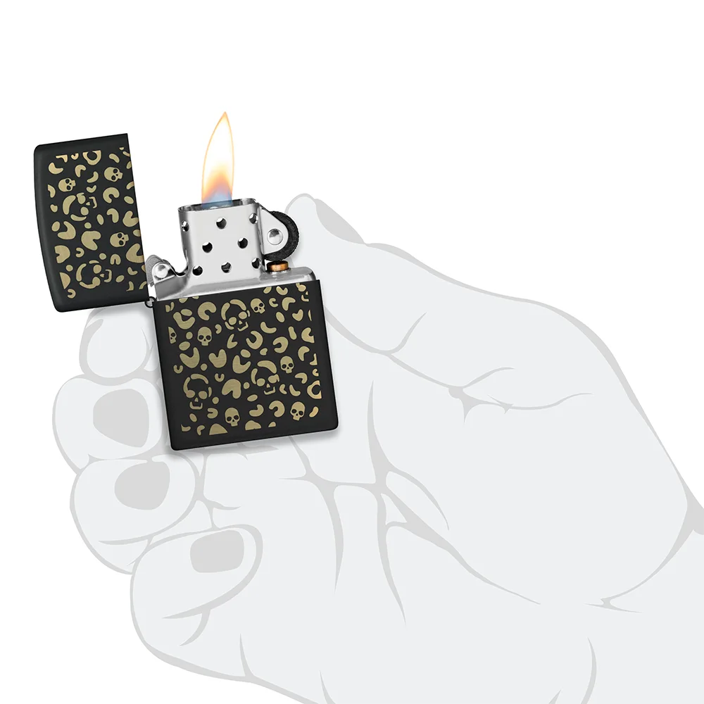 Fosforera Zippo Modelo 47001 Leopard Skulls Design 5 Fosforera Zippo Modelo 47001 Leopard Skulls Design - Imagen 5