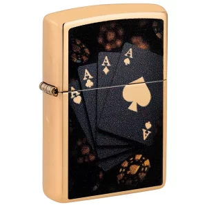 Fosforera Zippo Modelo 47141 Lucky Aces Design