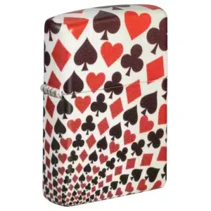 Fosforera Zippo Modelo 48095 Card Suit Design